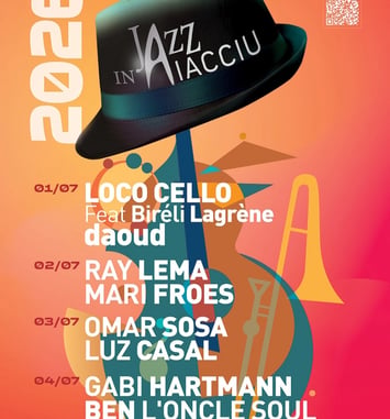 Festival Jazz in Aiacciu 2026 affiche