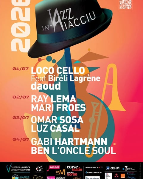 Festival Jazz in Aiacciu 2026 affiche