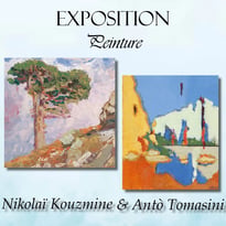 Exposition de peintures de Nikolaï Kouzmine et d'Antò Tomasini