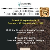 Conférence De sang et de pierre : la société Maya de l'époque classique (300-950 apr. J.-C.) de Josselin Tecquert