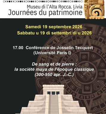 Conférence De sang et de pierre : la société Maya de l'époque classique (300-950 apr. J.-C.) de Josselin Tecquert