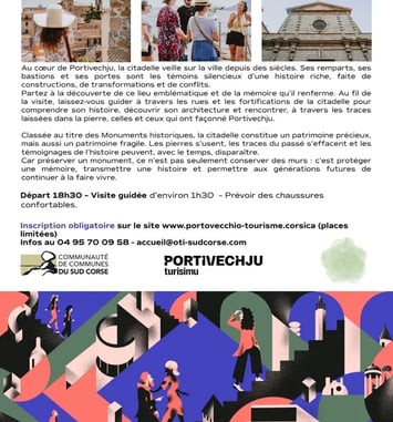Visite guidée à Citadedda : histoire de la citadelle, monument classé