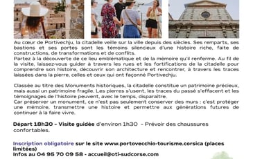 Visite guidée à Citadedda : histoire de la citadelle, monument classé