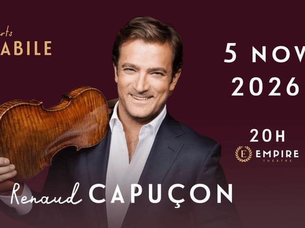 Les Concerts Cantabile présentent Renaud Capuçon