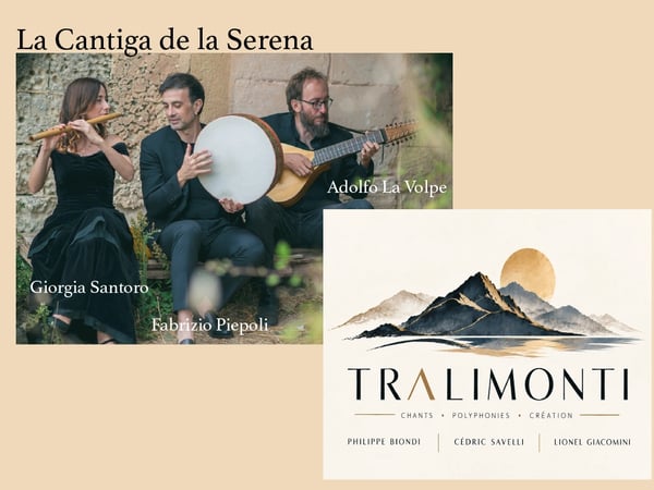 Festival RITROVU - Concert : Tralimonti & La Cantiga de la Serena - D'une rive à l'autre